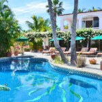 Large swimming pool