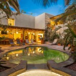 Pool Area at Night